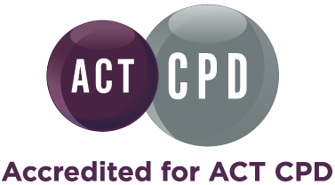 accredited for ACT CPD 