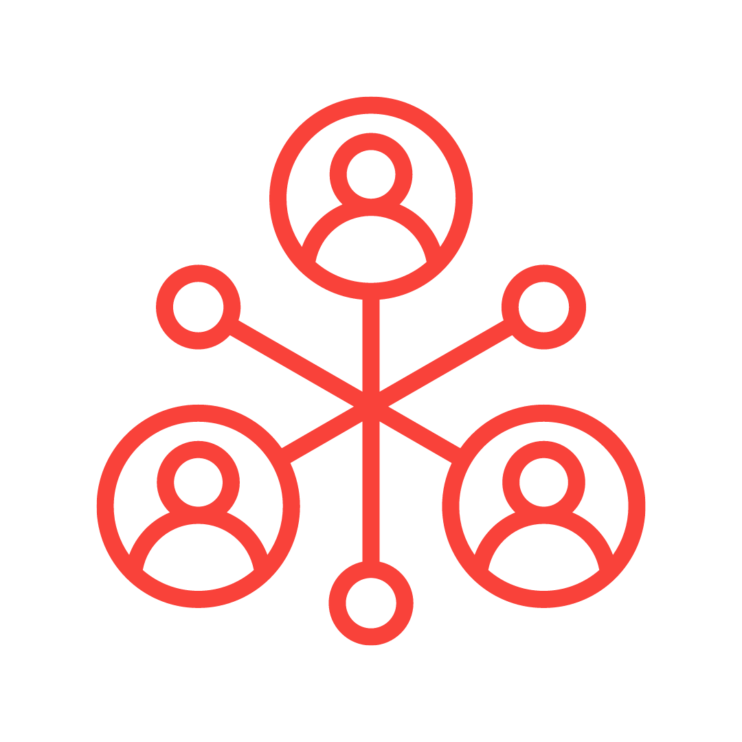We grow networks icon